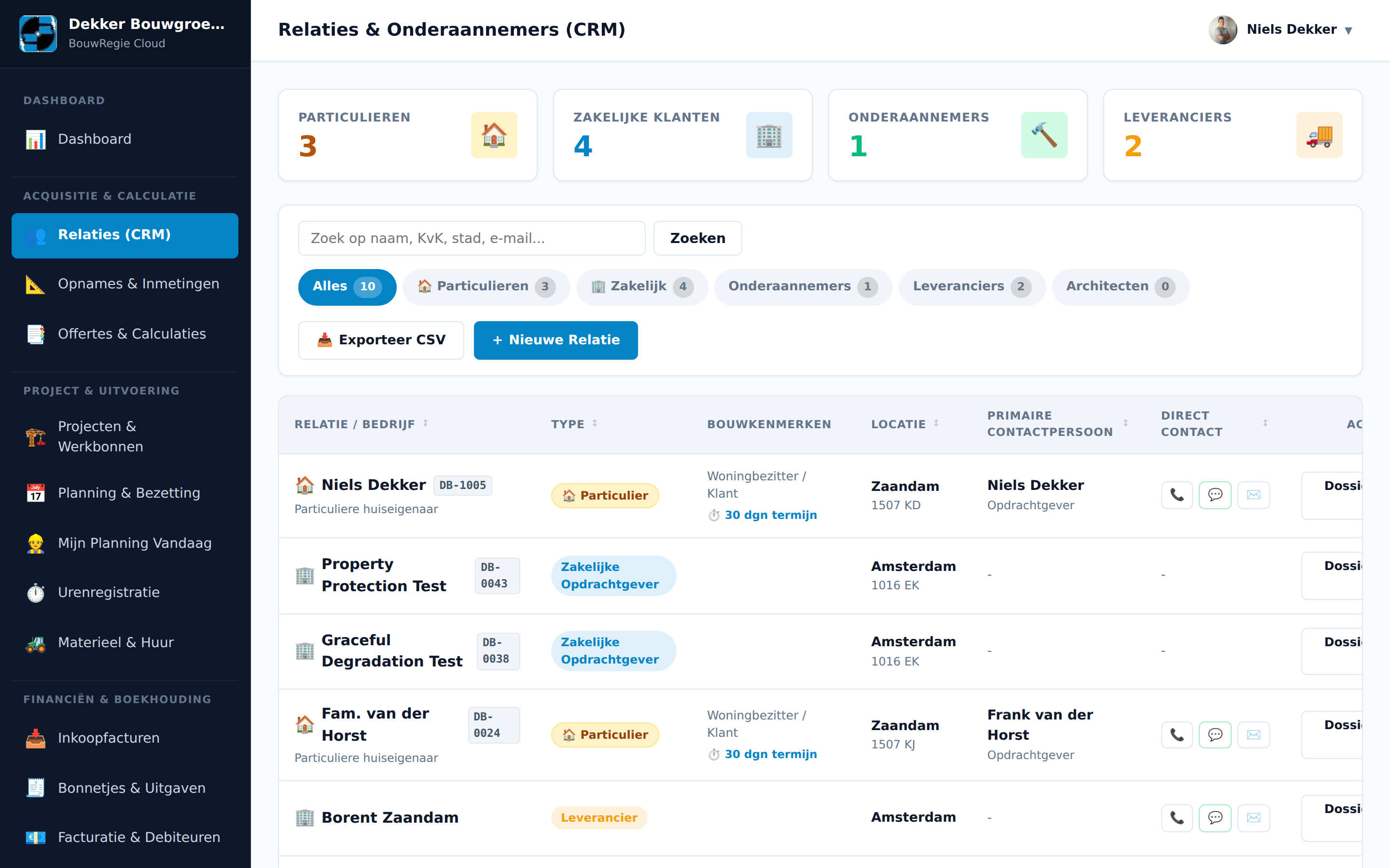 CRM Relatiebeheer